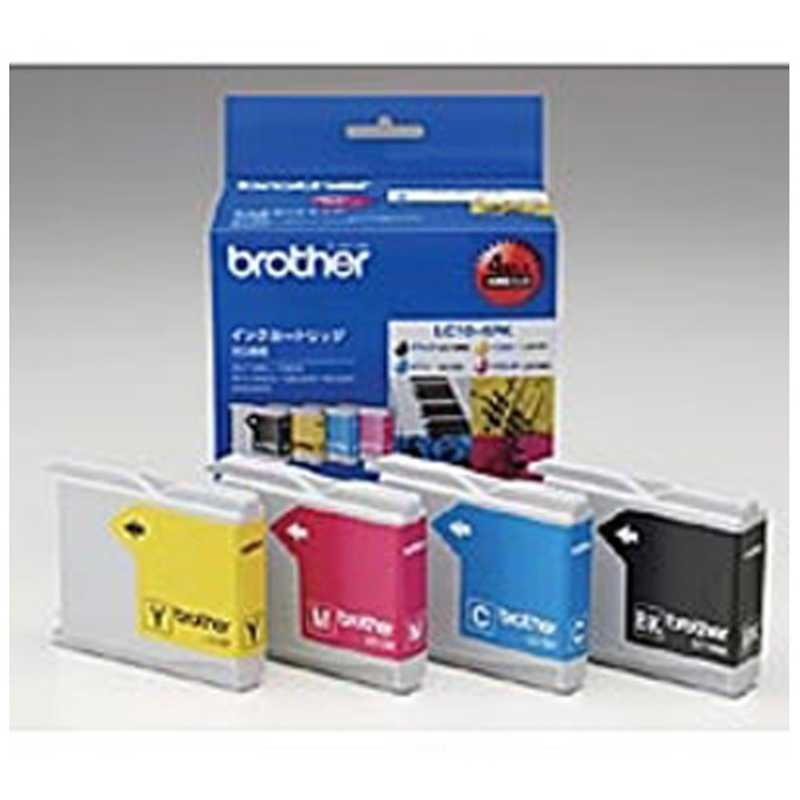 ブラザー　brother ブラザー　brother 【純正】インクカートリッジ 4色パック[対応型番:MFC-880CDN/CDWN 他] LC10-4PK LC10-4PK