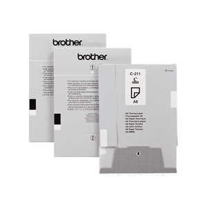 ブラザー　brother モバイルプリンター用 感熱紙 [A6 /50枚x20カセット] C211
