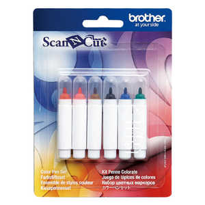ブラザー　brother ScanCut(スキャンカット用カラーペンセット 6本組(6色×各色1本ずつ)) CAPEN1