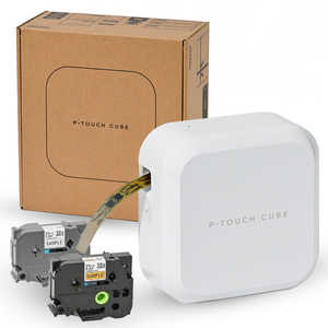 ブラザー brother ラベルライター「ピータッチキューブ(P-TOUCH CUBE)」(テープ幅24mmまで) PT-P710BT ブラザー brother ラベルライター「ピータッチキューブ(P-TOUCH CUBE)」(テープ幅24mmまで) PT-P710BT