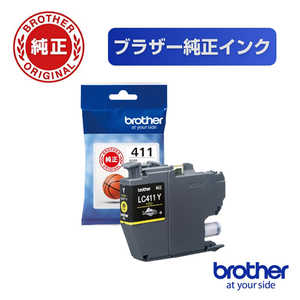 ブラザー brother LC411Y 純正プリンターインク イエロー ブラザー brother LC411Y 純正プリンターインク イエロー