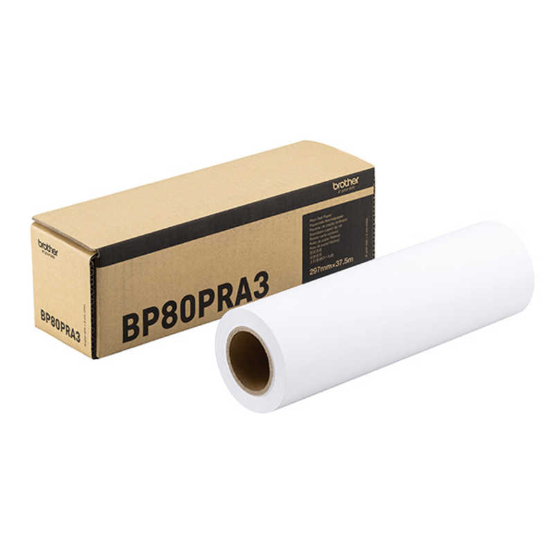 ブラザー　brother ブラザー　brother (ブラザー純正)上質普通ロール紙 297mm×37.5m BP80PRA3 BP80PRA3