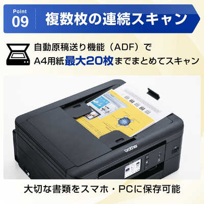 ブラザー brother 【アウトレット】A4インクジェット複合機 Wi-Fi FAX