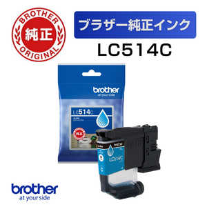 ブラザー brother (ブラザー純正) インクカートリッジ シアン LC514C ブラザー brother (ブラザー純正) インクカートリッジ シアン LC514C