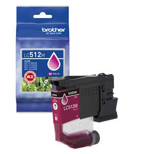 ブラザー　brother (純正)インクカートリッジ マゼンタ LC512M