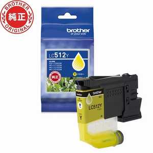 ブラザー　brother (純正)インクカートリッジ イエロー LC512Y