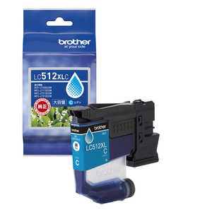 ブラザー　brother (純正)インクカートリッジ シアン LC512XLC