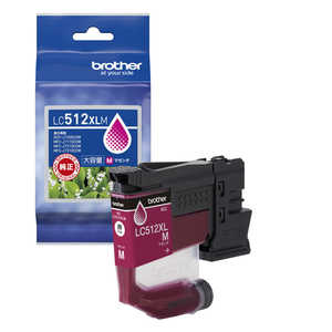 ブラザー　brother (純正)インクカートリッジ マゼンタ LC512XLM