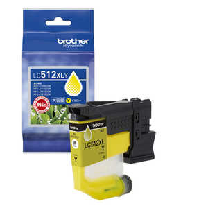 ブラザー　brother (純正)インクカートリッジ イエロー LC512XLY