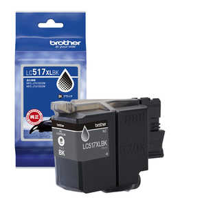 ブラザー　brother (純正)インクカートリッジ ブラック LC517XLBK