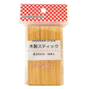 まるき 木製スティック 50本入 3528 まるき 木製スティック 50本入 3528