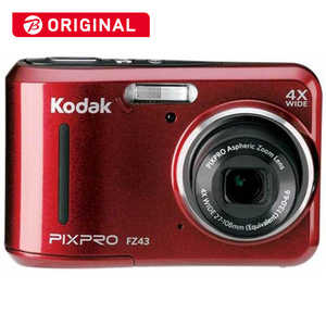 コダック コンパクトデジタルカメラ (PIXPRO) FZ43RD (レッド)