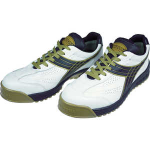 ドンケル ディアドラ DIADORA 安全作業靴 ピーコック 白/黒 27.5cm PC12-275
