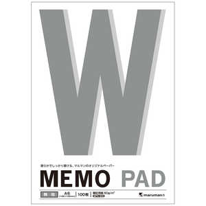 maruman　マルマン A6 メモパッド 無地 P173A