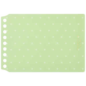 maruman　マルマン くるっとリング ミニサイズ 表紙ドット ライトグリーン FMR9PD-33