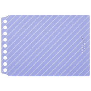 maruman　マルマン くるっとリング ミニサイズ 表紙ストライプ パープル FMR9PE-10