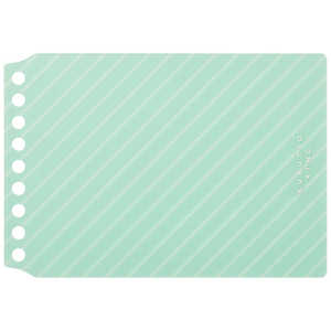 maruman　マルマン くるっとリング ミニサイズ 表紙ストライプ ミント FMR9PE-53