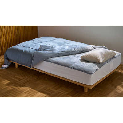 中古美品！日本製 COSMO DOWN 掛けふとん プラチナシルバー シングル モリリン コスモダウン掛けふとん プラチナシルバー ［シングル(150