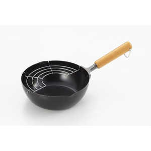 ヨシカワ NEWグルメパワー木柄いため兼用天ぷら鍋20cm SJ3169 ヨシカワ NEWグルメパワー木柄いため兼用天ぷら鍋20cm SJ3169