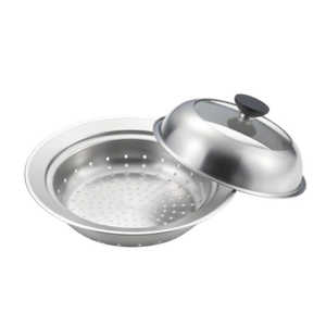 ヨシカワ 蒸し器 お鍋用 20?22cm用 ガラス蓋 YJ3626 ヨシカワ 蒸し器 お鍋用 20?22cm用 ガラス蓋 YJ3626