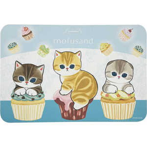 ヨコズナ モフサンド 珪藻土入り ソフトバスマット カップケーキにゃん 71665 ヨコズナ モフサンド 珪藻土入り ソフトバスマット カップケーキにゃん 71665