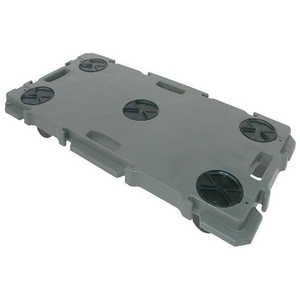 矢崎化工 YAZAKIYAZAKI連結型樹脂製平台車ミニポリトラーダークグレー  GN900GOMUSYADGR