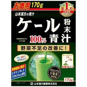 山本漢方 ケール粉末100%青汁 170g(85g×2袋) 
