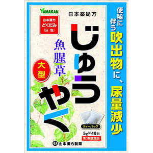 山本漢方 【第3類医薬品】 日局 ジュウヤク(ティーバッグ 5g×48包)〔便秘薬〕 山本漢方 【第3類医薬品】 日局 ジュウヤク(ティーバッグ 5g×48包)〔便秘薬〕