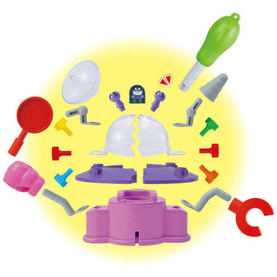 バイキンマン  セガトイズ DIY バラバラクラッシュ！ねじねじバイキンUFO の