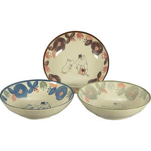 山加商店 MOOMIN (ムーミン) ペリア(PeriA) サラダボウル シリアル ボウル 皿 トリオ 3個 ギフト 食器セット 約直径17cm×深さ4.5cm MM770076 山加商店 MOOMIN (ムーミン) ペリア(PeriA) サラダボウル シリアル ボウル 皿 トリオ 3個 ギフト 食器セット 約直径17cm×深さ4.5cm MM770076