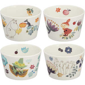 山加商店 MOOMIN (ムーミン) プチボウル 8.5cm 4個セット ハーバリウム MM2100461 山加商店 MOOMIN (ムーミン) プチボウル 8.5cm 4個セット ハーバリウム MM2100461