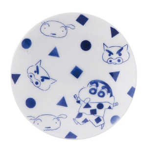 山加商店 クレヨンしんちゃん 小皿 プレート 皿 9cm パジャマ 染付 青 CS21333 山加商店 クレヨンしんちゃん 小皿 プレート 皿 9cm パジャマ 染付 青 CS21333