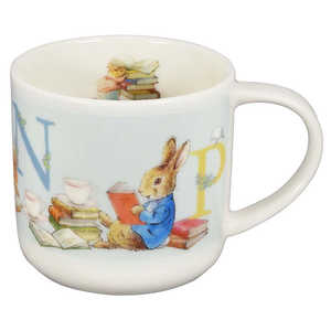 山加商店 ピーターラビット マグカップ 約350ml 絵本シリーズ ブルー PR61111 山加商店 ピーターラビット マグカップ 約350ml 絵本シリーズ ブルー PR61111