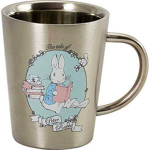 山加商店 ピーターラビット 二重 ステンレス マグカップ 約360ml リトルブック ピーター PR621856 山加商店 ピーターラビット 二重 ステンレス マグカップ 約360ml リトルブック ピーター PR621856