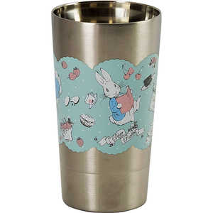 山加商店 ピーターラビット 二重 ステンレス タンブラー 約350ml リトルブック ピーター PR621855 山加商店 ピーターラビット 二重 ステンレス タンブラー 約350ml リトルブック ピーター PR621855
