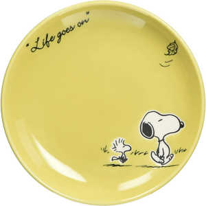山加商店 PEANUTS(ピーナッツ) スヌーピー プレート 皿 14cm シーズン イエロー SN613255 山加商店 PEANUTS(ピーナッツ) スヌーピー プレート 皿 14cm シーズン イエロー SN613255