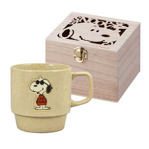 山加商店 PEANUTS(ピーナッツ) 木箱入マグ ジョー・クール SN98111H 山加商店 PEANUTS(ピーナッツ) 木箱入マグ ジョー・クール SN98111H