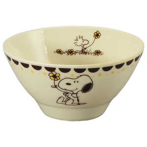 山加商店 PEANUTS (ピーナッツ) 「Vintage ヴィンテージ」 スヌーピー 茶碗 飯碗 ライスボウル 直径11.5cm 小さめ イエロー SN1501312 山加商店 PEANUTS (ピーナッツ) 「Vintage ヴィンテージ」 スヌーピー 茶碗 飯碗 ライスボウル 直径11.5cm 小さめ イエロー SN1501312
