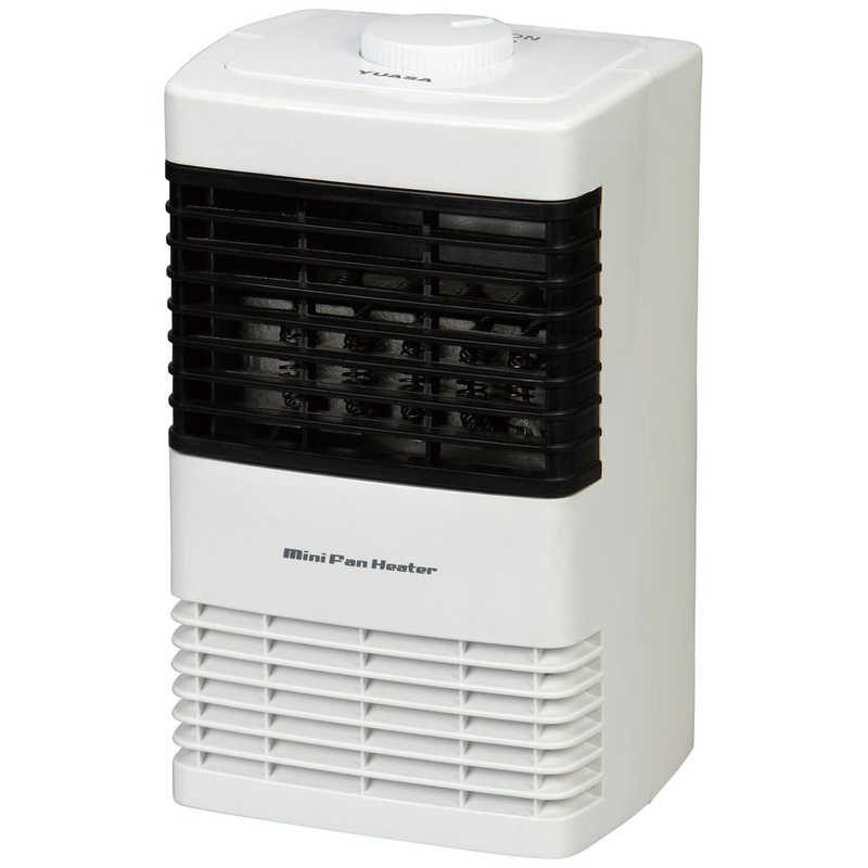 ユアサ 電気温風機 ミニファンヒーター 600W YA-D601C-W