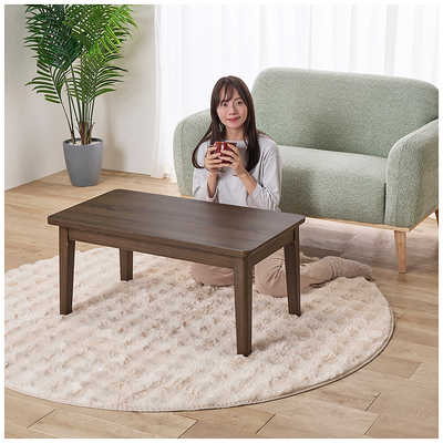 ユアサ ソファに合わせる2WAYこたつ　フェリス90E ブラウン ［約50×90cm /長方形］ 総合ネット通販 タンタンショップ ⁄ ユアサプライムス ソファに