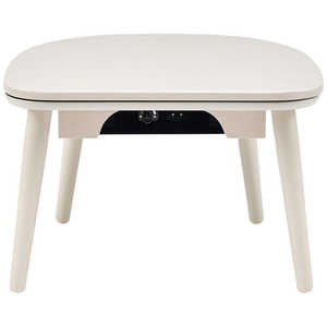 ユアサ 半月型ミニテーブル ちいさなこたつ [約45×50cm /長方形] ホワイトウォッシュ マカロ545F