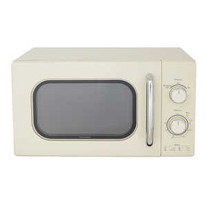 ユアサ レトロ電子レンジ 17L /50Hz(東日本専用) アイボリー PRE-702B-IV