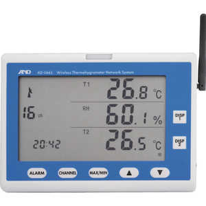 A＆D A&D ワイヤレス温湿度計(表示機) AD5665