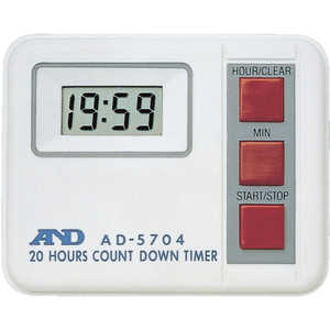 A&D デジタルタイマー20時間形タイマー AD5704 A&D デジタルタイマー20時間形タイマー AD5704