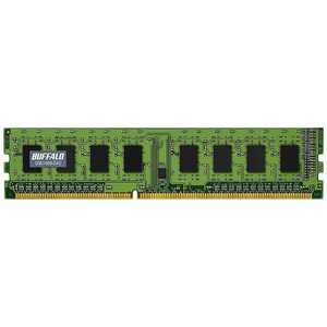 BUFFALO 増設用メモリ PC3-12800（DDR3-1600）対応デスクトップPC用メモリ SDRAM（4GB） D3U1600-S4G