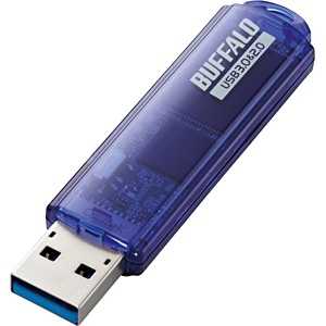 BUFFALO (�h���S���N�G�X�gX ����m�F�ς�) USB3.0�������mMac/Win�n �X�e�B�b�N�^�C�v (16GB�E�u���[) RUF3-C16GA-BL