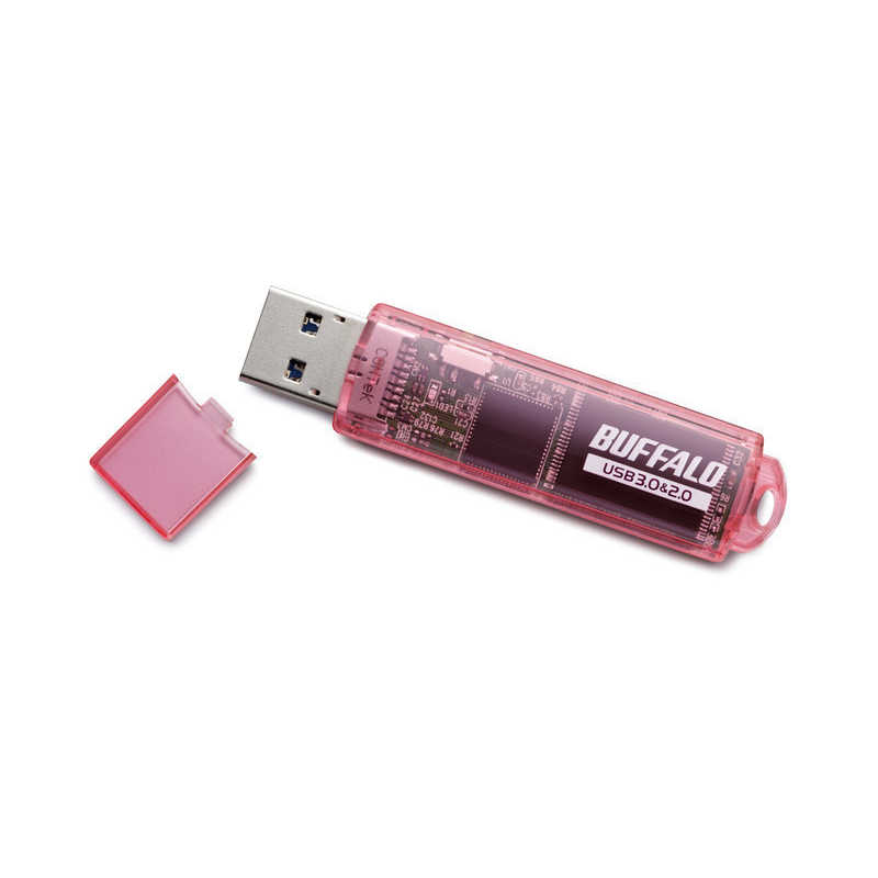 BUFFALO BUFFALO USBメモリ ピンク [16GB /USB3.0 /USB TypeA /キャップ式] RUF3-C16GA-PK RUF3-C16GA-PK