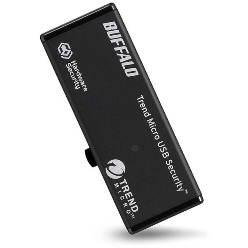 BUFFALO BUFFALO USBメモリー[8GB/USB3.0/スライド式]ウイルスチェックモデル RUF3-HSL8GTV ブラック RUF3-HSL8GTV ブラック