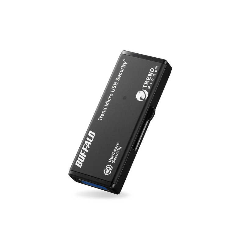 BUFFALO BUFFALO USBメモリー[8GB/USB3.0/スライド式]ウイルスチェックモデル RUF3-HSL8GTV ブラック RUF3-HSL8GTV ブラック