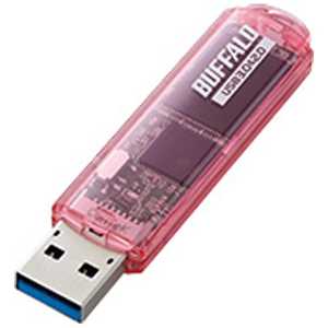 BUFFALO USB3.0メモリ｢Mac/Win｣(64GB･ピンク) RUF3-C64GA-PK
